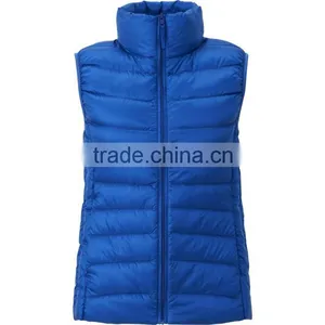 Winter Down Jacket Custom Women Quilted Vest Wholesale thumbnail-1