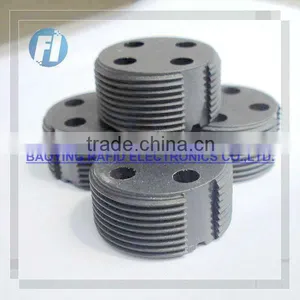 Black and Round 125KHz RFID Waste Bin Tag , RFID Worm Tag thumbnail-1