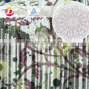 Free Sample National Print Lace Fabric for Sale thumbnail-1