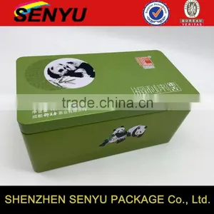Rectangular Custom Printed Sliding Tin Box for Biscuit thumbnail-1