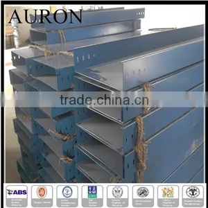 AURON 300*150mm Outdoor Cable Tray/Cable Tray And /Fiber Optic Cable Tray Made in China Electric Cable Bridge thumbnail-1