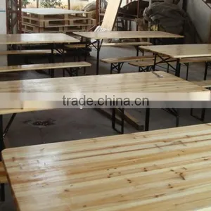 FSC Wooden Beer Table Set thumbnail-1