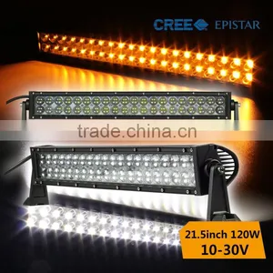 Factory Sale Double Row Amber White Led Light Bar 120w thumbnail-1