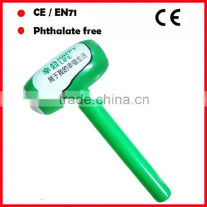 Green Color Pvc Inflatable Hammer Toys With Custom Printing for Promotion thumbnail-1