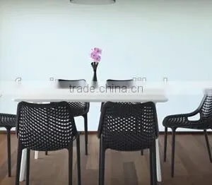 High Quality Stackable PP Plastic Rattan Chair, HYQ-02 thumbnail-2