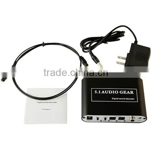 DTS AC3 Digital to Analog Stereo 5.1CH Audio Gear Digital Sound Decoder for Set Top Box HD Player Blu-ray DVD PS2 PS3 XBOX360 thumbnail-6