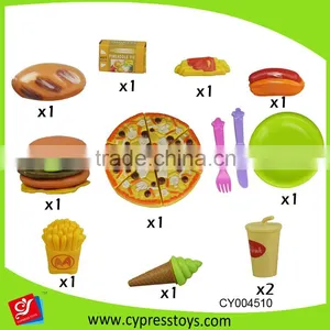 Simulation Pizza Food Platter Cutting Food Toy Set for Preschool Kids thumbnail-3