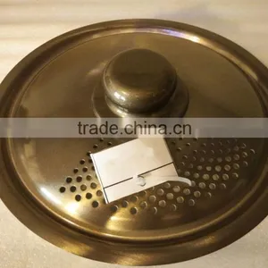 New Aluminum Press Non-stick Cookware Set Stock Pasta Noodle Cooking Pot Little Holes on Lid thumbnail-2