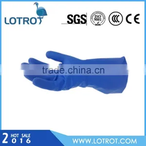 Popular Blue Rubber Gloves for Kitchen thumbnail-2