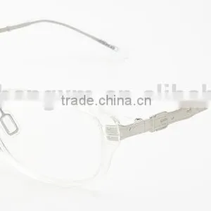 3.0TR Frame Optics With Imitate Leather Grain Temple thumbnail-3