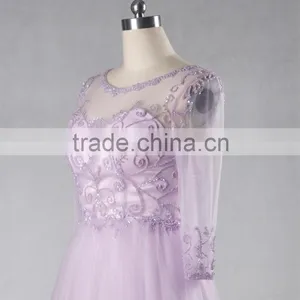 RSE714 Lilac Homecoming Dresses Rhinestone Long Evening Prom Dress thumbnail-4