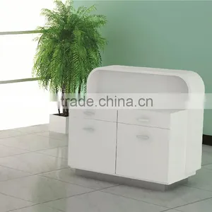 Cloth Shop Glass Reception Desk With LED Light Inside Quality Choice thumbnail-2