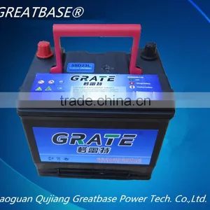 Maintenance Free Rechargeable Auto Car Battery 55D23L-mf , 12v 60ah Battery thumbnail-1