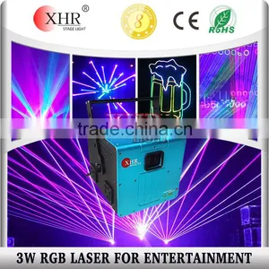 Disco Lighting Animation Rgb 3w Stage Event Laser Light thumbnail-1