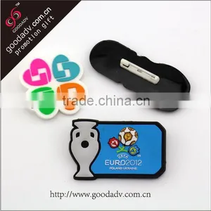 Factory Directly Sales Embossed 3d Pvc Badge / Rubber Badge thumbnail-1