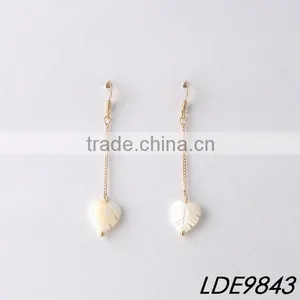 White Heart Earring Star Shaped Adorable Dangle Earrings Supplier's Choice thumbnail-1