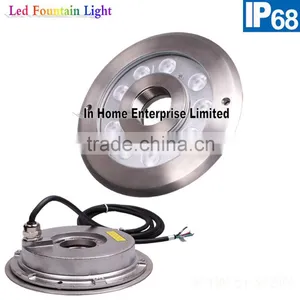 9W IP68 Underwater Light DMX RGB Outdoor Led Fountain Lights thumbnail-2
