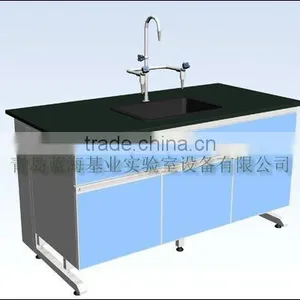 Steel Lab Furniture Steel Corner Table With Table Top thumbnail-2