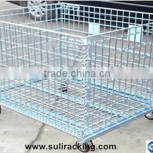 High Quality Foldable Wire Mesh Bulk Containers thumbnail-1