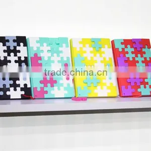 Lovely and Colorful Silicone Notebook, Puzzle Surface Notebook thumbnail-2