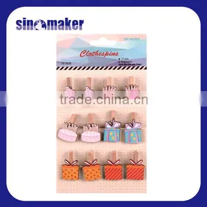 Fashion Mini Wooden Craft Pegs/wooden Clothpin thumbnail-1