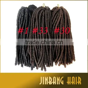 14'' 85g NINA Softex Dread Lock Braid Synthetic Jumbo Braids, Synthetic High Quality Softex Dread Braid Hair thumbnail-3