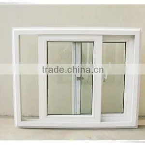 Anti-aging Nonflammable PVC Profile Tempered Glass Sliding Window thumbnail-4