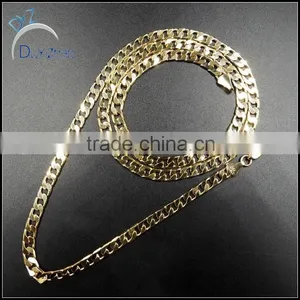 Hot Sale Men's Hip Hop Fashion Fake Gold Chain Necklace Quality Choice thumbnail-2