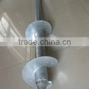 Ground Helical Screw Piles for Foundation of Solar Photovoltaic Brackets thumbnail-1