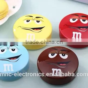 Promotion Gift Personalized Logo Printing Round Shape Smart Mobile Battery Pack Power Bank Charger With Micro Usb Charging Cable Supplier's Choice thumbnail-1