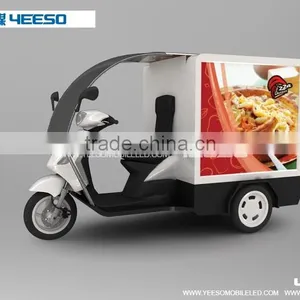 YEESO Electric Vehicle Tricycle ,Ad Vans, Ad Bikes, Ad Trailers,AD Motorcycle,AD Tricycle,outdoor Light Box for Brand Promotion! thumbnail-3