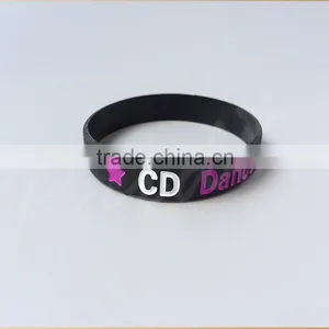 Advertising Custom Silicon Wristband Rubber Bracelet thumbnail-4