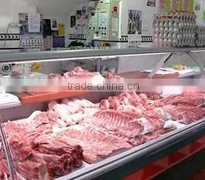 Deli Case/supermarket Refrigerator Showcase/curved Glass Serve Over Cooler/display Cooler thumbnail-3