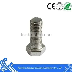 Hex Bolt Full Thread DIN933 Carbon Steel4.8 Nickel Plating thumbnail-1