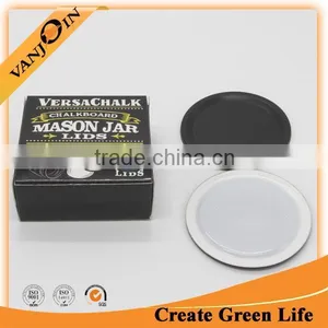 70mm Black Writing Lids For Mason Jar Cheap Price thumbnail-4
