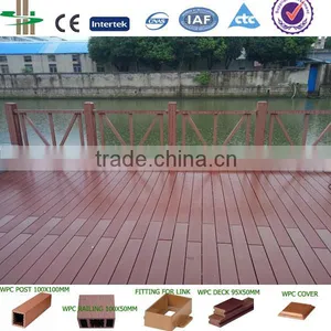 WPC Fence in Engineered Flooring Composite Decking thumbnail-1