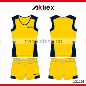2016 Fashionable Sleeveless Volleyball Jerseys for Women thumbnail-3