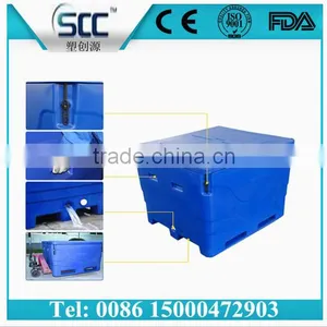1000L Insulated Container for Storing Fish, Large Plastic Fish Container by Rotomolding thumbnail-1