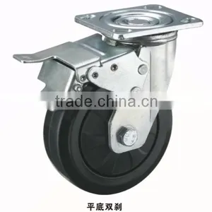 200mm Dia Hand Pallet Truck Rubber Wheel thumbnail-5