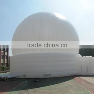 2016 Single Layer Giant White Inflatable 3D Projection Dome Tent From China thumbnail-3