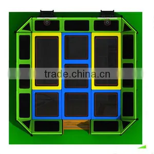 Small Gymnastics Trampoline Courts Indoor Trampoline Park for Children thumbnail-3