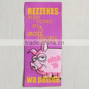 Cute Pig Fabric Tag for Wedding Blanket thumbnail-2