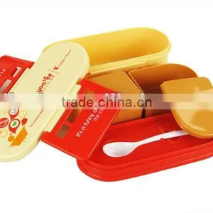 Plastic Lunch Box (doule Layer) New Item thumbnail-1