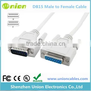 15 Conductor 6 ft DB15 Male to DB15 Female Monitor Extension Cable for Apple Mac thumbnail-1