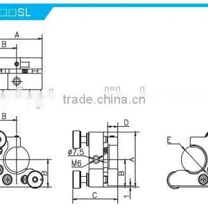 MNC-1.2SL/Height of Center Height 25.4mm/high Repeatability Kinematic Mounts With 2 Adjusters/Mirror Mount thumbnail-2