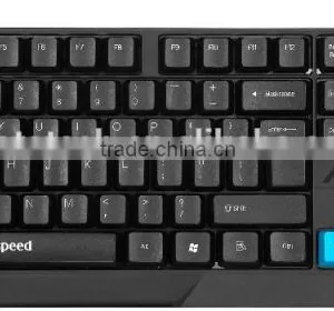 USB 7 Colors Colorful LED Illuminated Ergonomic Backlight Gaming Wired Keyboard for Laptop PC thumbnail-4