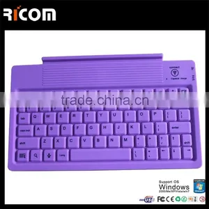 Waterproof Foldable 76 Keys Bluetooth Silicone Keyboard for Ipad and Tablet---SKB-211B--Shenzhen Ricom thumbnail-2