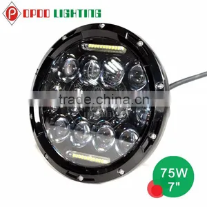 7'' 75W Jeep Led Headlight With Daytime Running thumbnail-5