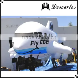 0.2mm PVC Inflatable Airplane, Giant Inflatable Helium Aircraft Balloon for Parade thumbnail-1