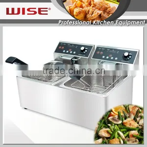 2016 New Product Exclusive 16L Potato Chip Fryer With Two Tanks Hotel Equipment thumbnail-4